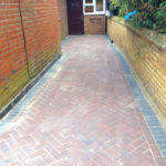 Block pave drive & patios in Yateley